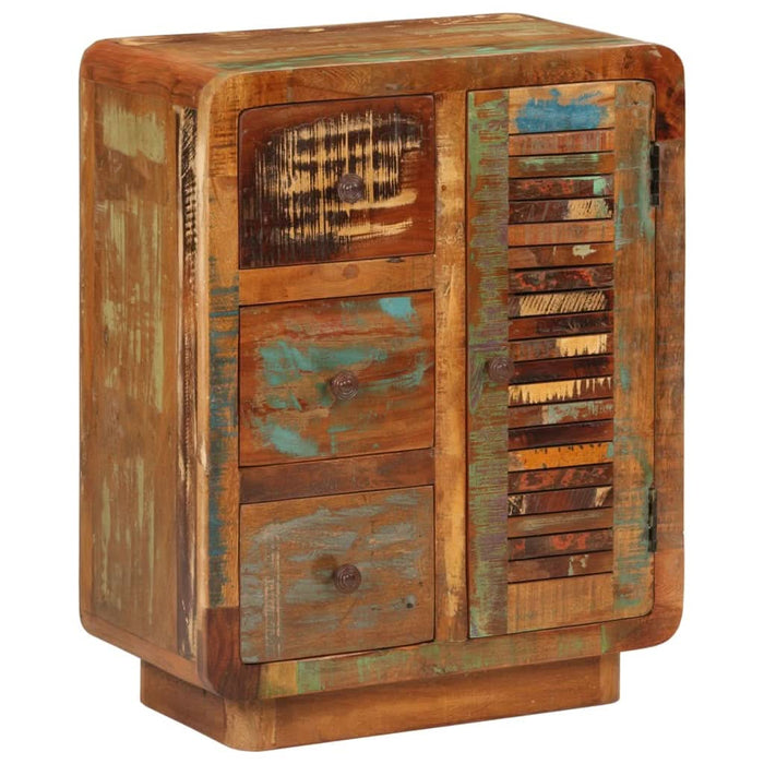 Servantă cu 3 uși, 55x30x70 cm, lemn masiv reciclat - WALTI WALTI
