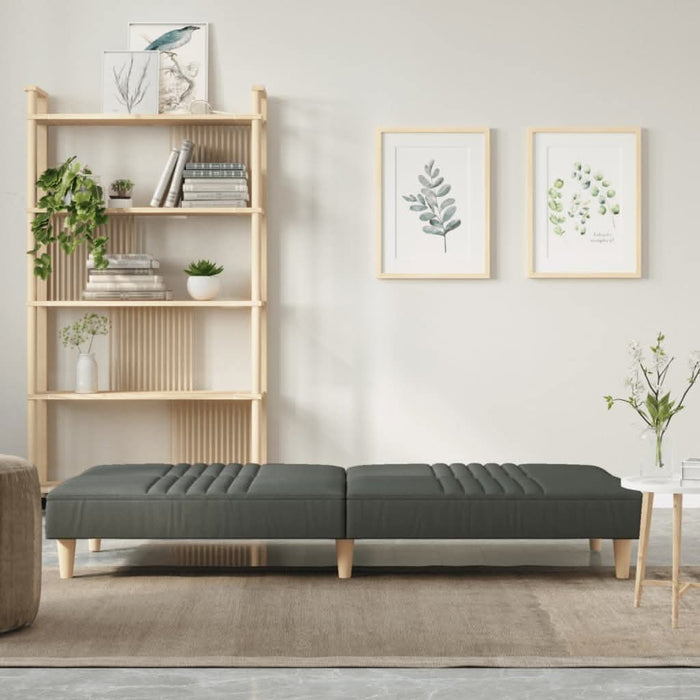 Canapea extensibilă, gri închis, material textil - WALTI WALTI