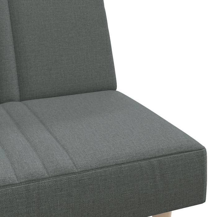 Canapea extensibilă, gri închis, material textil - WALTI WALTI