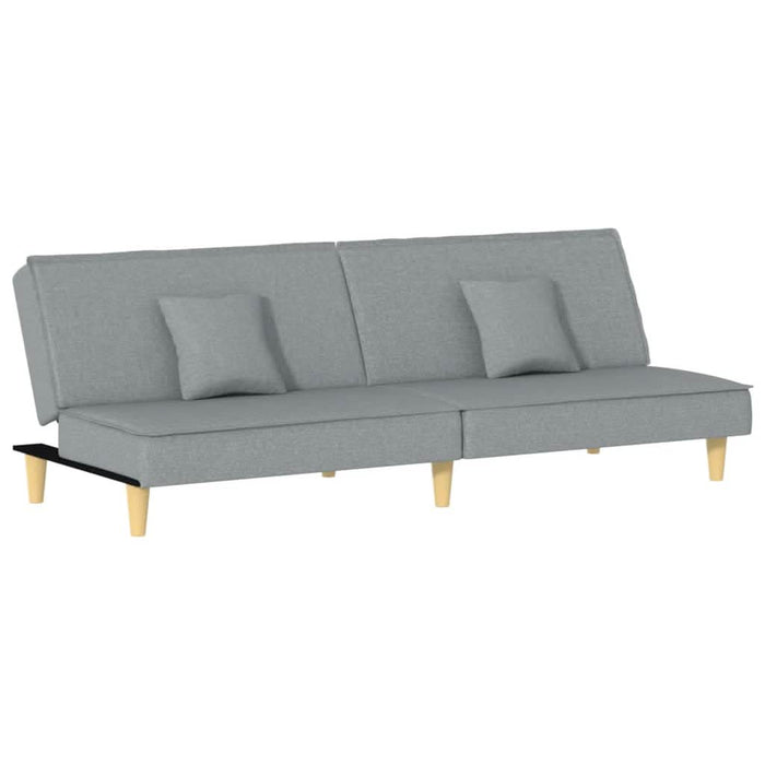 Canapea extensibilă, gri deschis, material textil - WALTI WALTI