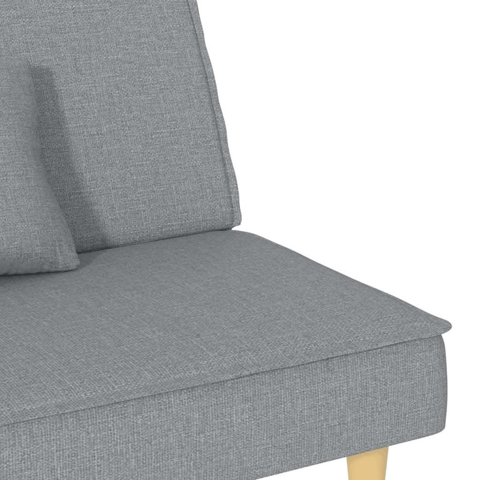Canapea extensibilă, gri deschis, material textil - WALTI WALTI