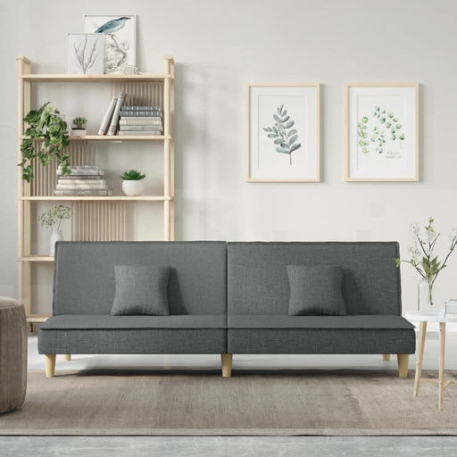 Canapea extensibilă, gri închis, material textil - WALTI WALTI