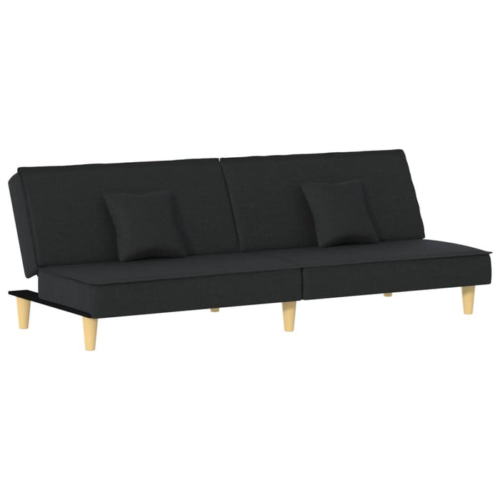Canapea extensibilă, negru, material textil - WALTI WALTI