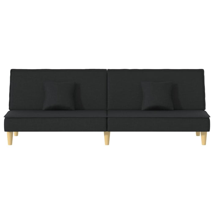 Canapea extensibilă, negru, material textil - WALTI WALTI