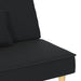 Canapea extensibilă, negru, material textil - WALTI WALTI