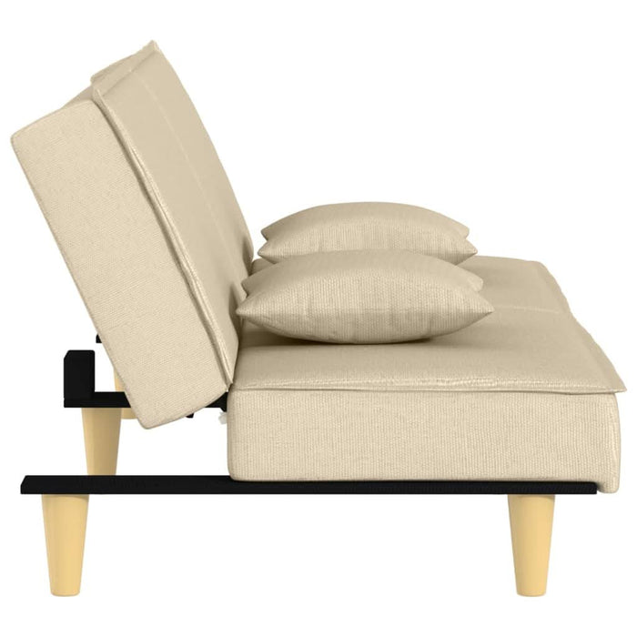 Canapea extensibilă, crem, material textil - WALTI WALTI