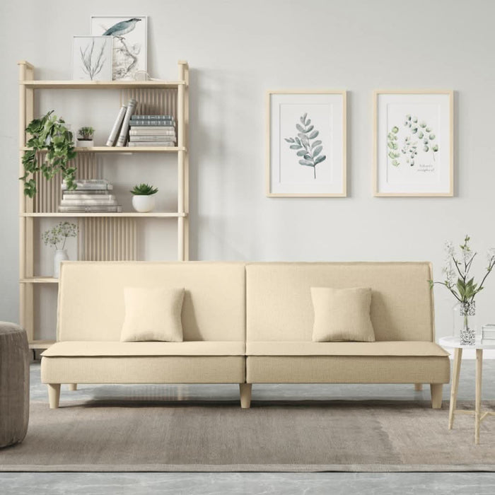 Canapea extensibilă, crem, material textil - WALTI WALTI