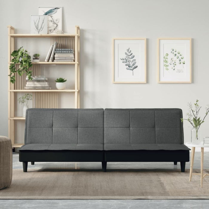 Canapea extensibilă, gri închis, material textil - WALTI WALTI
