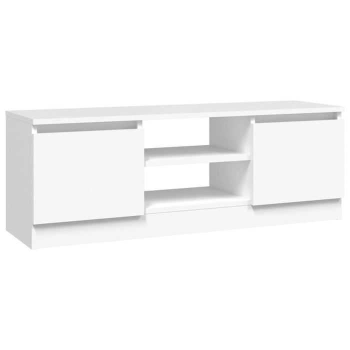 Comodă TV cu ușă, alb, 102x30x36 cm - WALTI WALTI