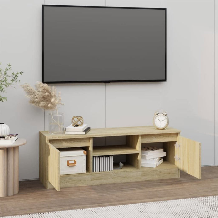 Comodă TV cu ușă, stejar sonoma, 102x30x36 cm - WALTI WALTI