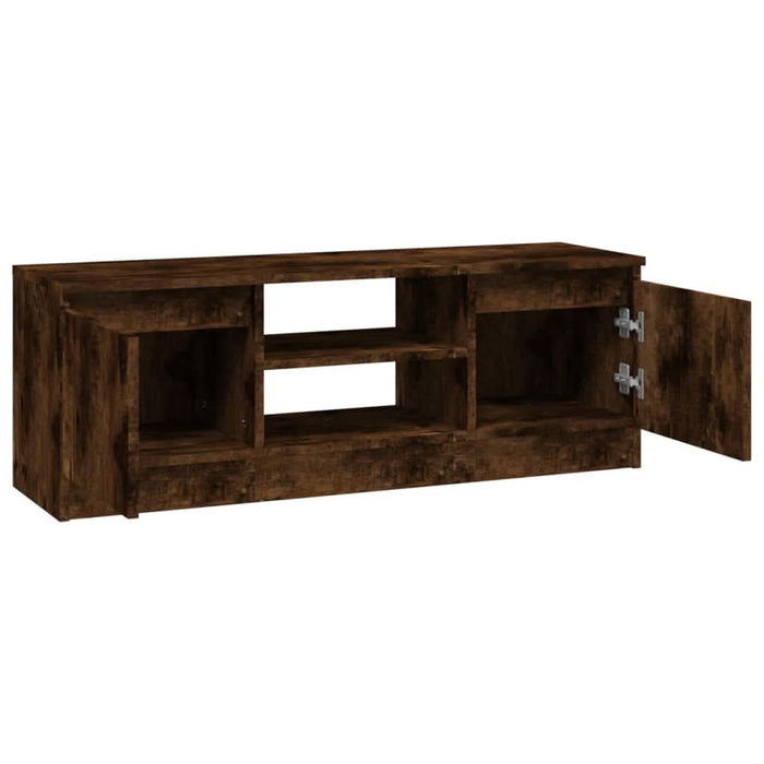 Comodă TV cu ușă, stejar fumuriu, 102x30x36 cm - WALTI WALTI