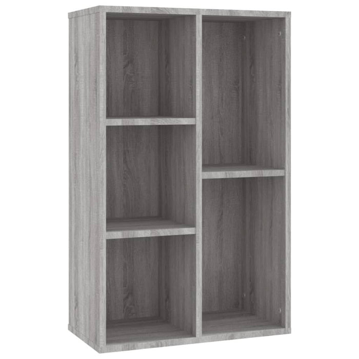 Bibliotecă/Servantă, gri sonoma, 50x25x80 cm, lemn prelucrat - WALTI WALTI