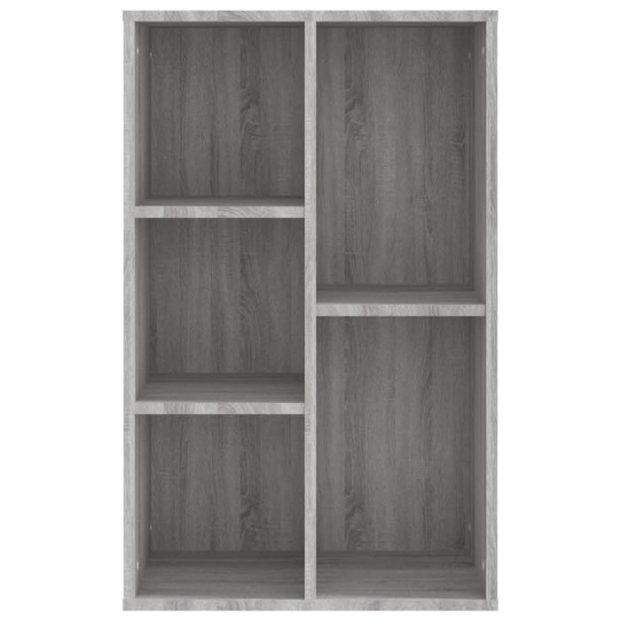 Bibliotecă/Servantă, gri sonoma, 50x25x80 cm, lemn prelucrat - WALTI WALTI