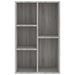 Bibliotecă/Servantă, gri sonoma, 50x25x80 cm, lemn prelucrat - WALTI WALTI