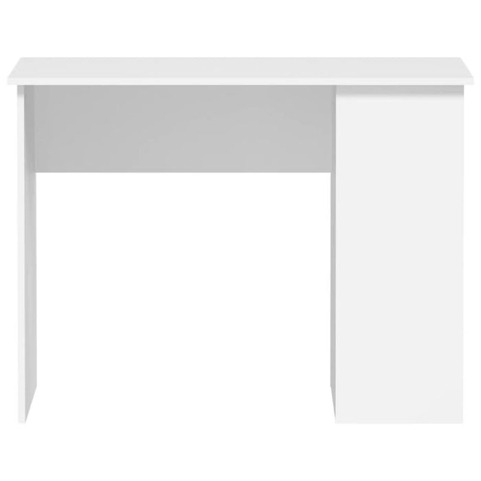 Birou, alb, 100x55x75 cm, lemn prelucrat - WALTI WALTI