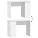 Birou, alb, 100x55x75 cm, lemn prelucrat - WALTI WALTI