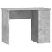 Birou, gri beton, 100x55x75 cm, lemn prelucrat - WALTI WALTI