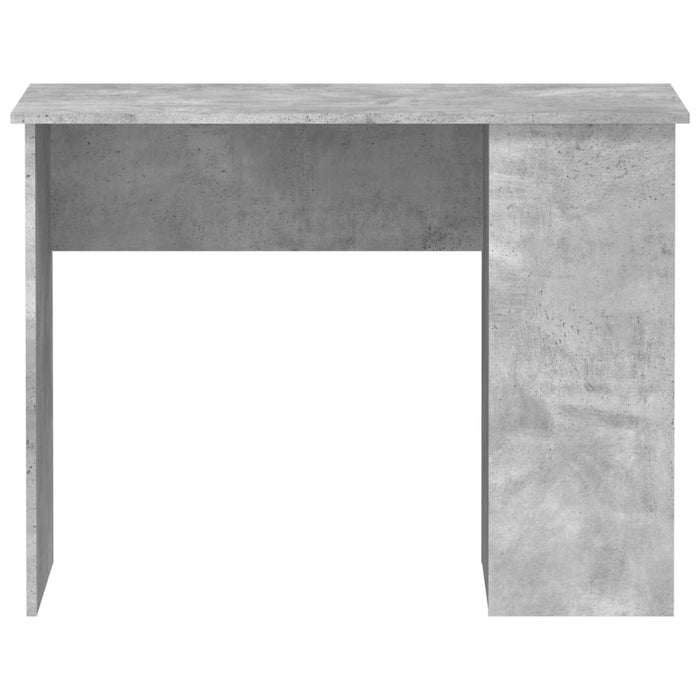 Birou, gri beton, 100x55x75 cm, lemn prelucrat - WALTI WALTI