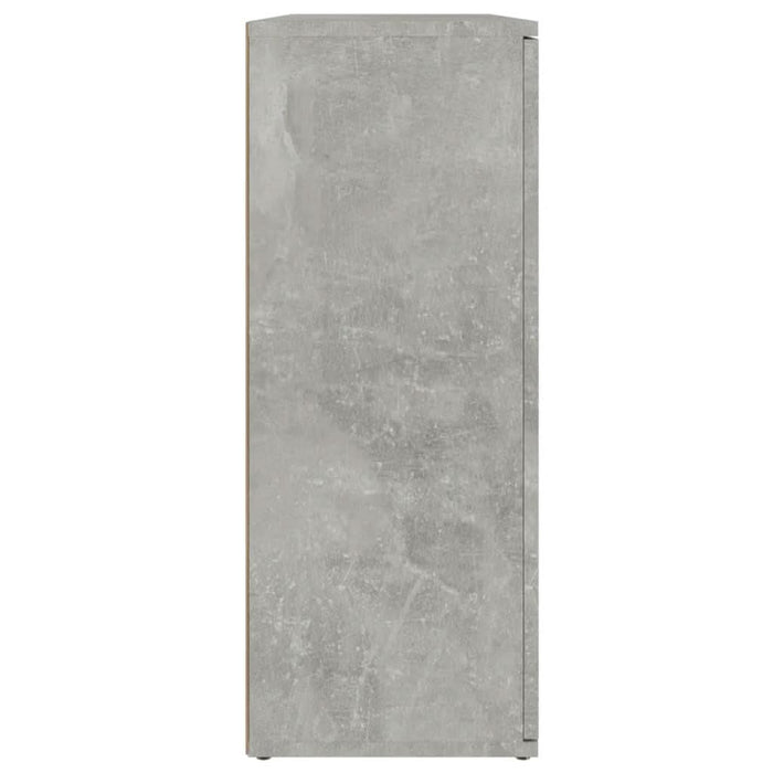 Servantă, gri beton, 91x29,5x75 cm, lemn prelucrat - WALTI WALTI