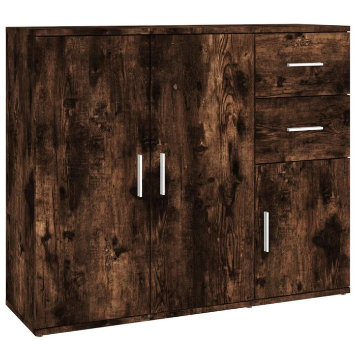 Servantă, stejar fumuriu, 91x29,5x75 cm, lemn prelucrat - WALTI WALTI