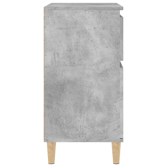 Servantă, gri beton, 60x35x70 cm, lemn prelucrat - WALTI WALTI