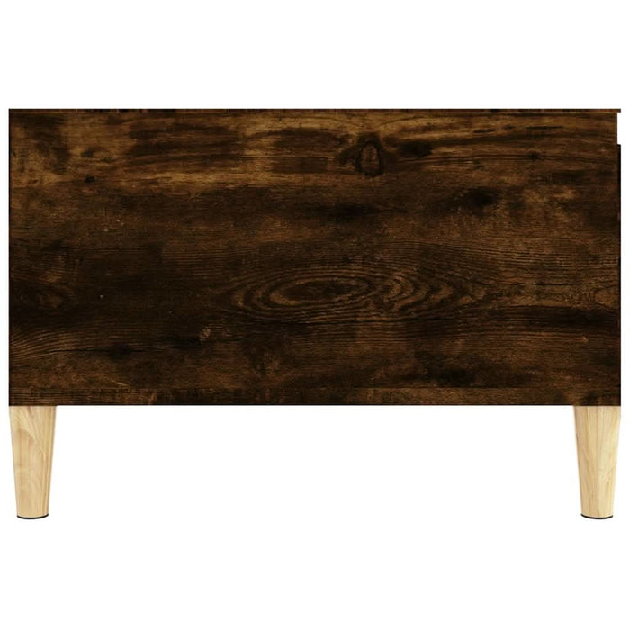 Măsuță de cafea, stejar afumat, 55x55x36,5 cm, lemn prelucrat - WALTI WALTI
