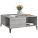 Măsuță de cafea, gri sonoma, 80x80x36,5 cm, lemn prelucrat - WALTI WALTI