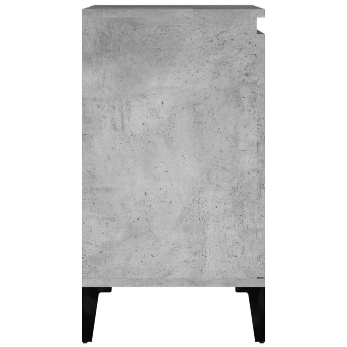 Dulap de chiuvetă, gri beton, 58x33x60 cm, lemn prelucrat - WALTI WALTI