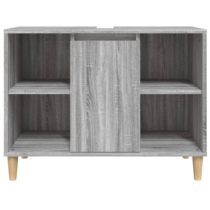 Dulap de chiuvetă, gri sonoma, 80x33x60 cm, lemn prelucrat - WALTI WALTI