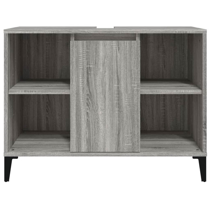 Dulap de chiuvetă, gri sonoma, 80x33x60 cm, lemn prelucrat - WALTI WALTI