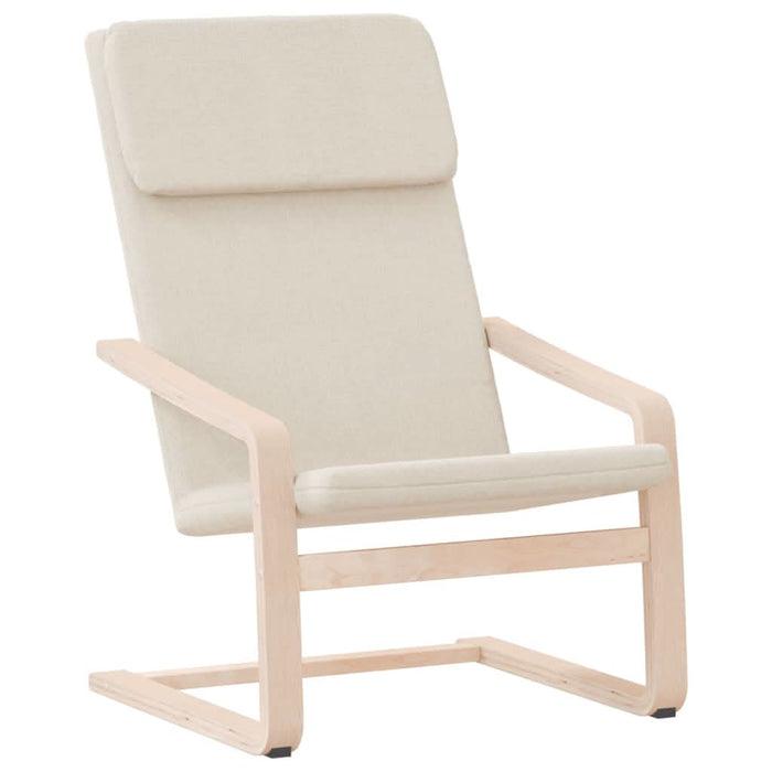 Scaun de relaxare, crem, material textil - WALTI WALTI