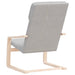 Scaun de relaxare, gri deschis, material textil - WALTI WALTI
