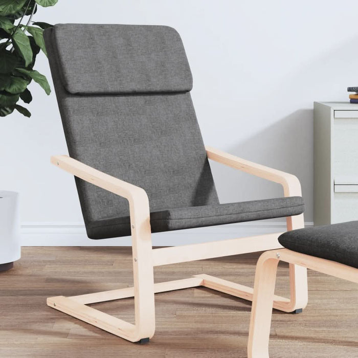 Scaun de relaxare, gri închis, material textil - WALTI WALTI