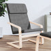 Scaun de relaxare, gri închis, material textil - WALTI WALTI