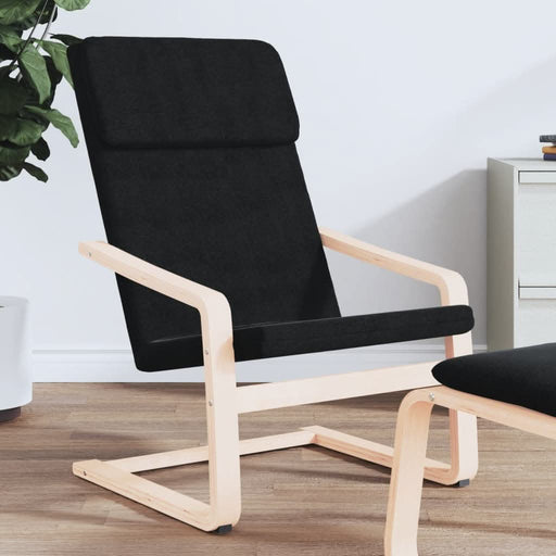 Scaun de relaxare, negru, material textil - WALTI WALTI