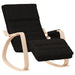 Scaun balansoar, negru, material textil - WALTI WALTI