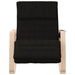 Scaun balansoar, negru, material textil - WALTI WALTI