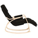 Scaun balansoar, negru, material textil - WALTI WALTI