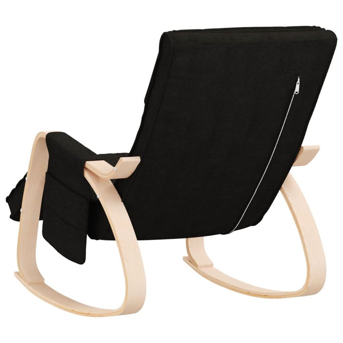 Scaun balansoar, negru, material textil - WALTI WALTI