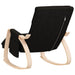 Scaun balansoar, negru, material textil - WALTI WALTI