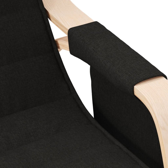 Scaun balansoar, negru, material textil - WALTI WALTI