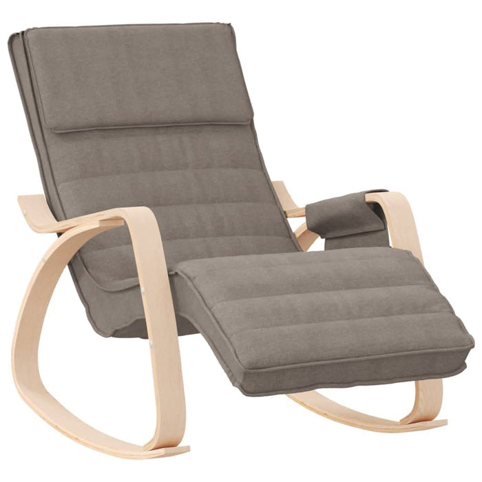 Scaun balansoar, gri taupe, material textil - WALTI WALTI