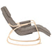 Scaun balansoar, gri taupe, material textil - WALTI WALTI