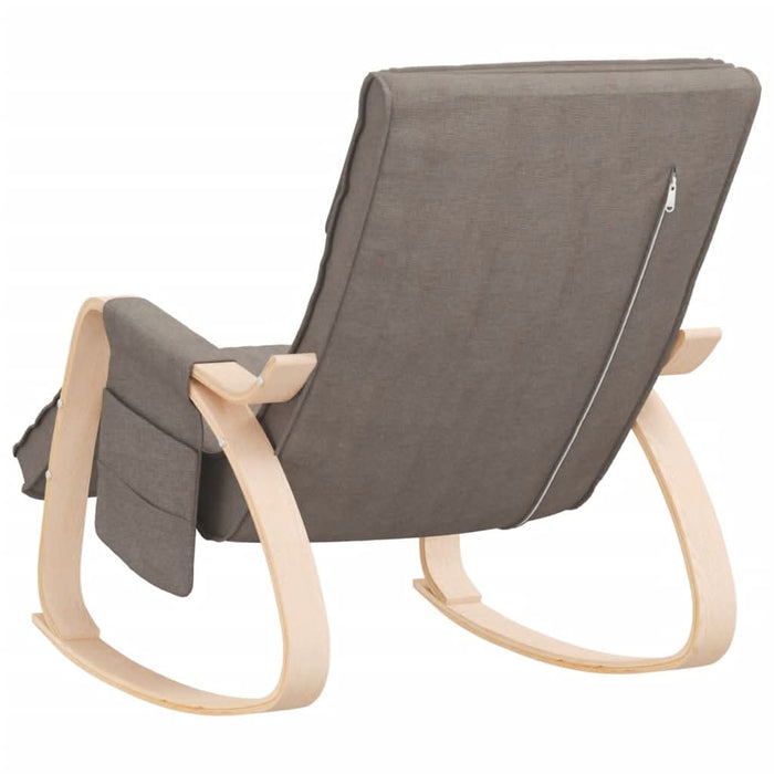 Scaun balansoar, gri taupe, material textil - WALTI WALTI