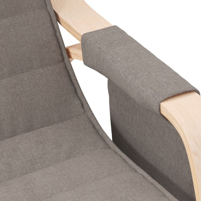 Scaun balansoar, gri taupe, material textil - WALTI WALTI