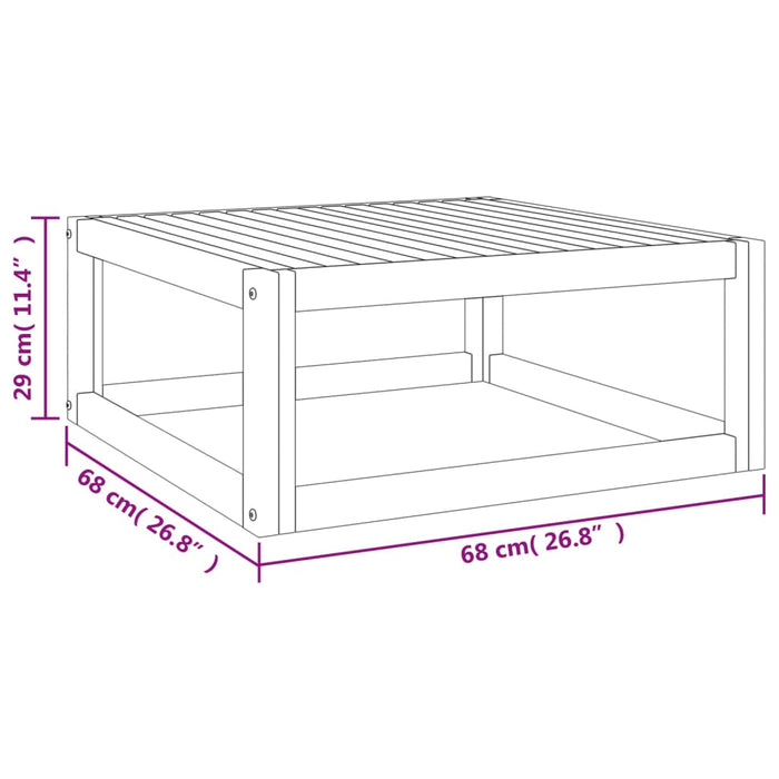 Set mobilier grădină, perne gri deschis, 6 piese, lemn masiv - WALTI WALTI