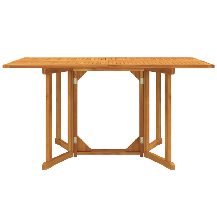 Masă grădină pliabilă tip fluture, 150x90x75 cm, lemn masiv tec - WALTI WALTI