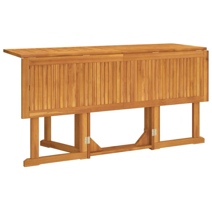 Masă grădină pliabilă tip fluture, 150x90x75 cm, lemn masiv tec - WALTI WALTI