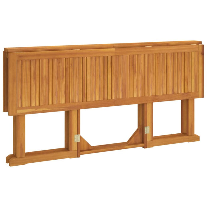 Masă grădină pliabilă tip fluture, 150x90x75 cm, lemn masiv tec - WALTI WALTI