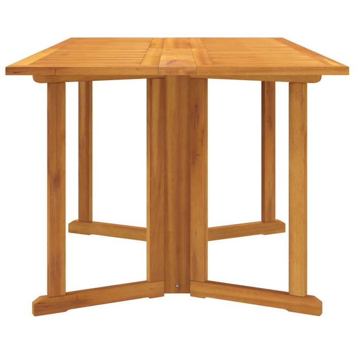 Masă grădină pliabilă tip fluture, 150x90x75 cm, lemn masiv tec - WALTI WALTI